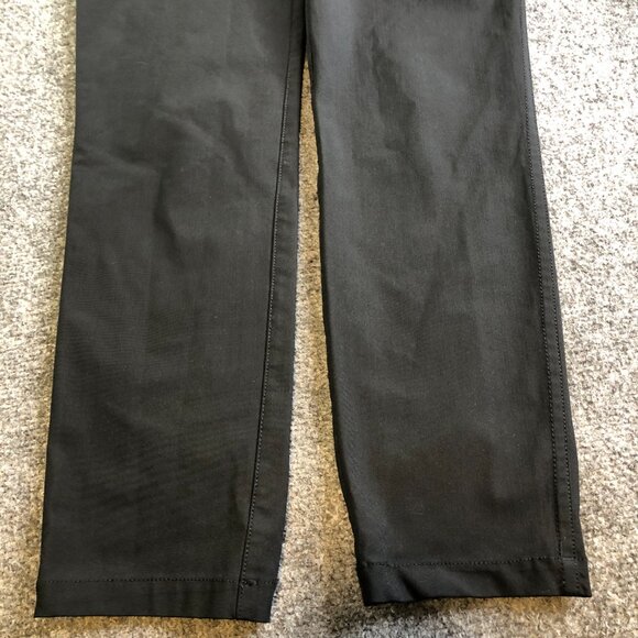 Lululemon City Sleek Slim Fit 5 Pocket Womens Size 2 Black Mid Rise Pants - Picture 2 of 13